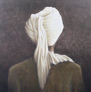 Beyaz sarık, 2005 (tuval üzerine akrilik)